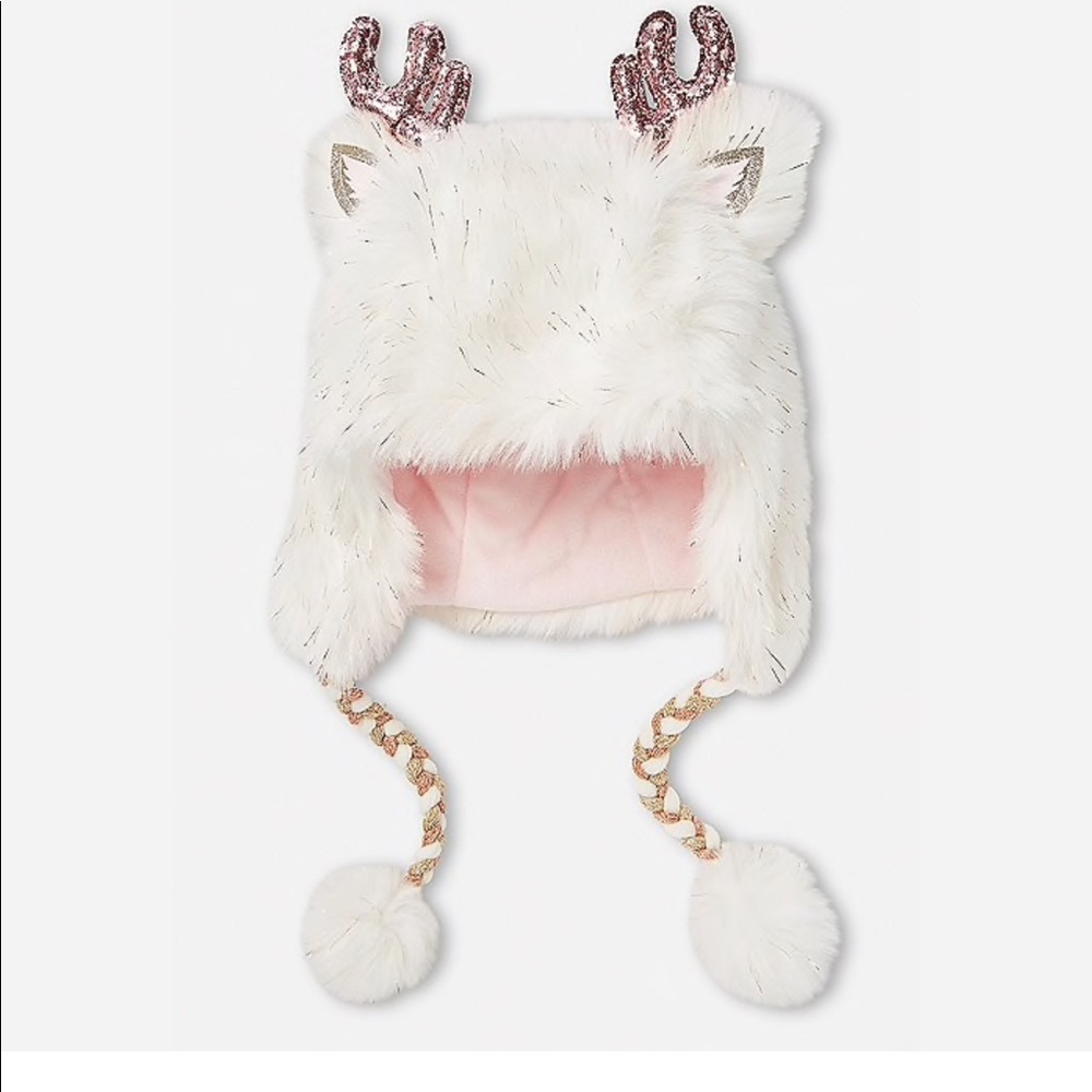 🦌 Deer Hat & Mitten Set